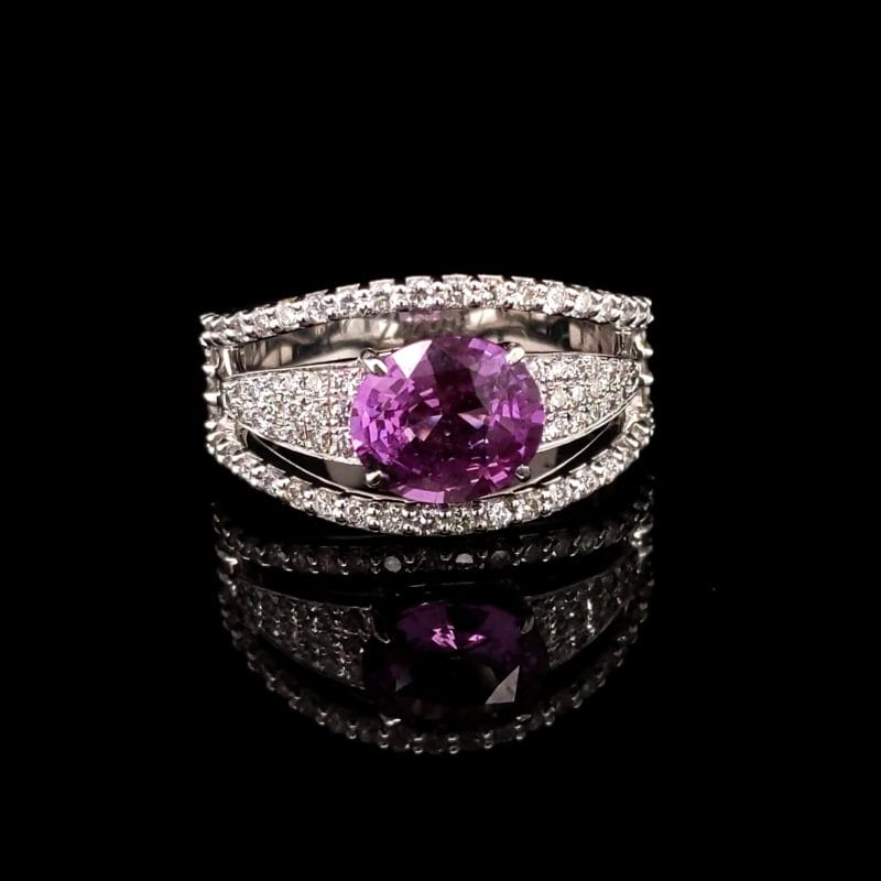 Purple Sapphire Ring