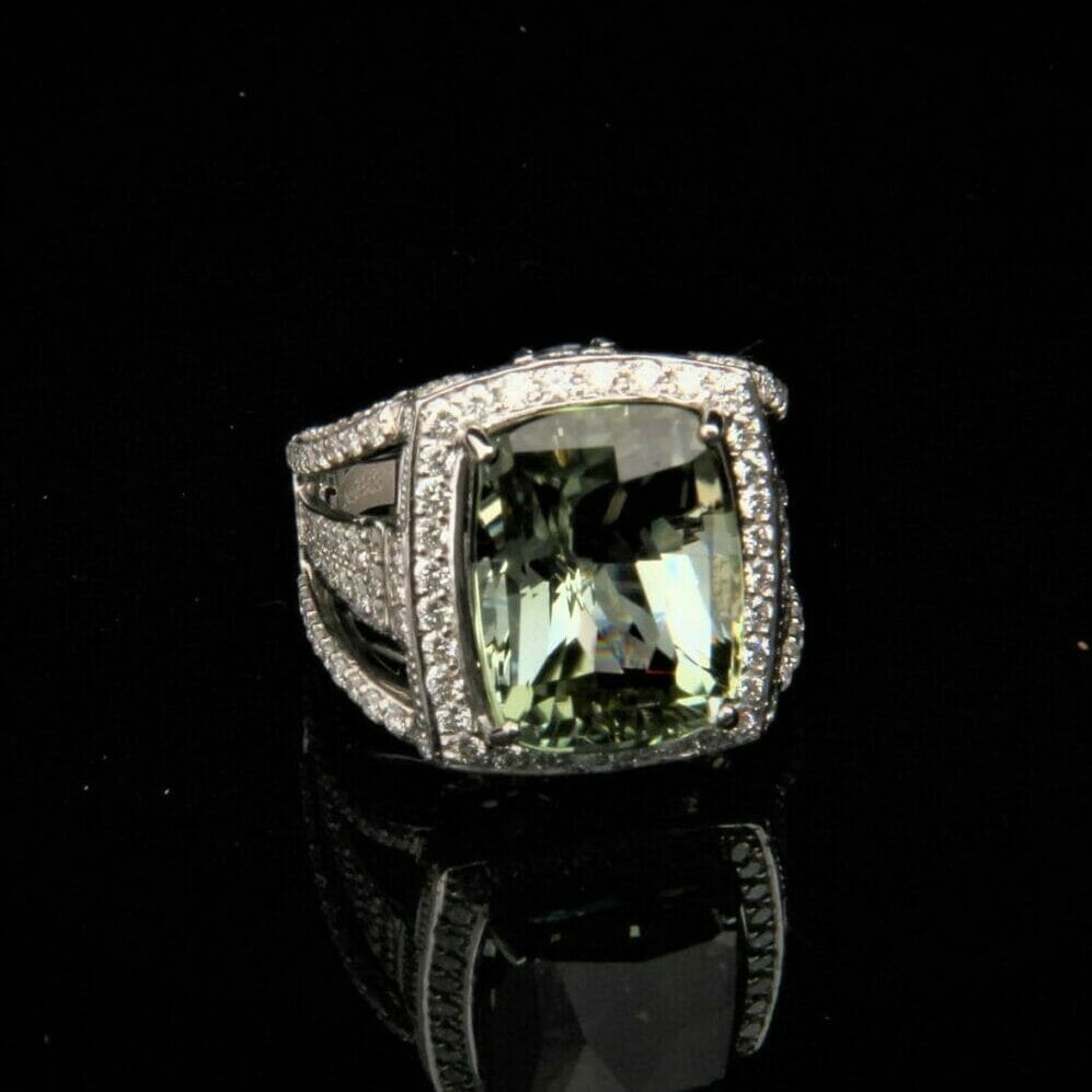 Tourmaline GIA Ring