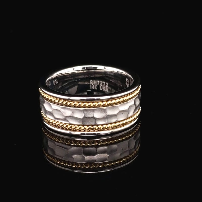 Yellow and White Gold Ring
