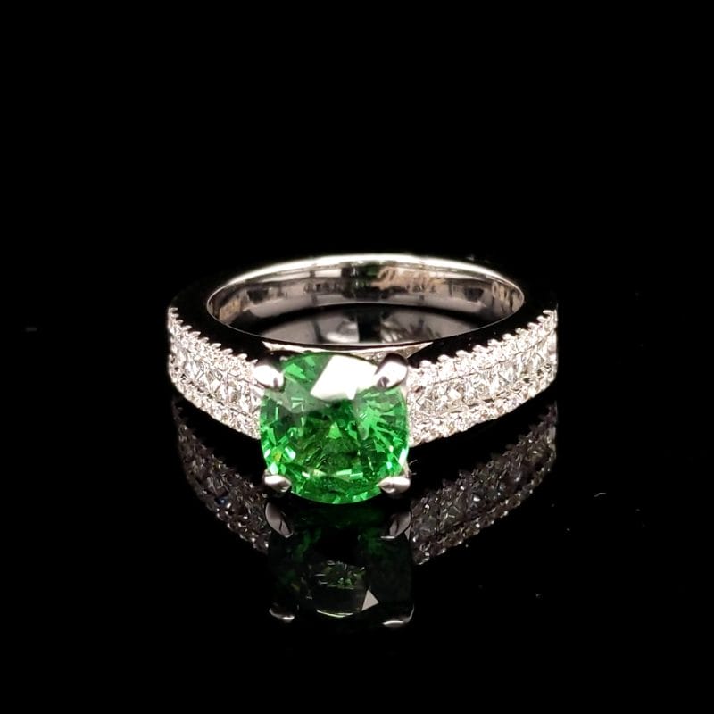 Tsavorite Garnet Ring