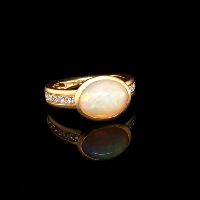 African Opal and Diamonds