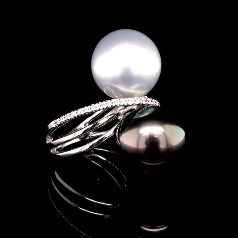 Tahitian and South Sea Pearl Ring