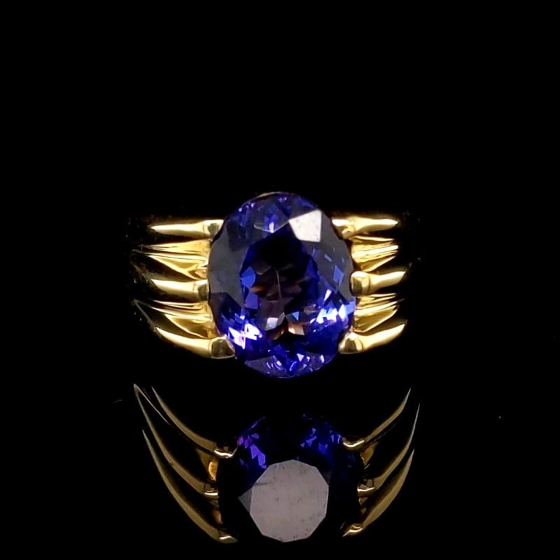 Oval Tanzanite Ring