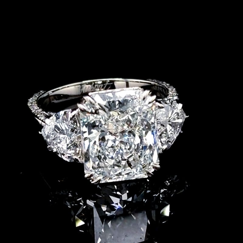 Perfect White Diamond Ring