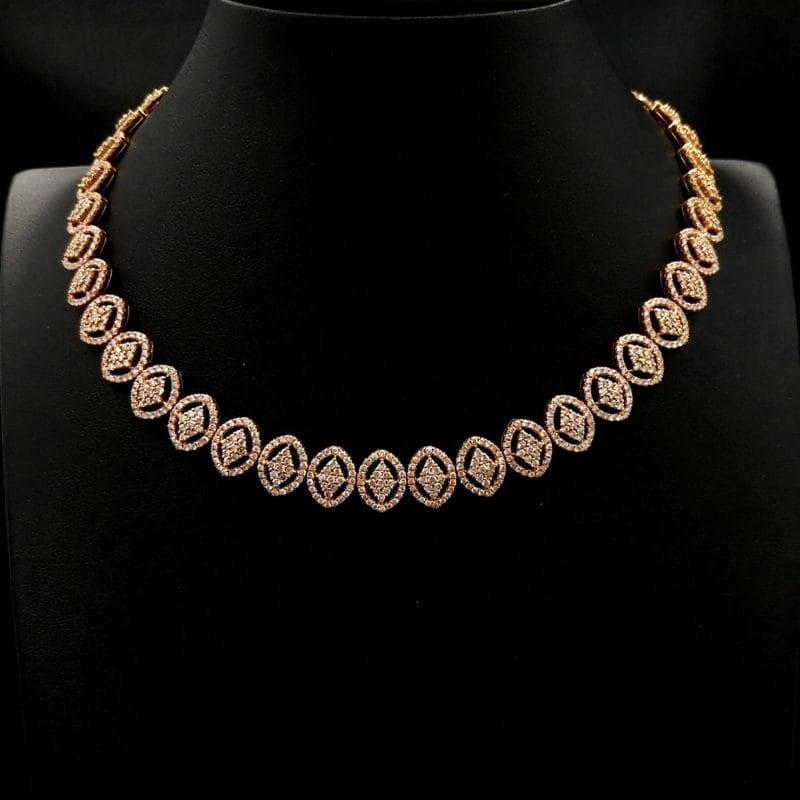 Pink Diamond Necklace