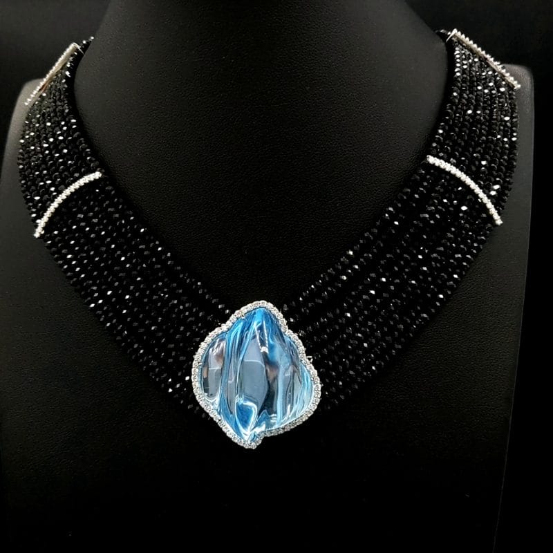 Blue Topaz Necklace