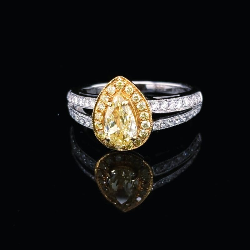 Fancy Yellow Diamond Ring