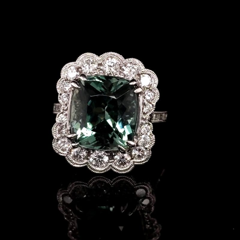 Green Tourmaline Ring