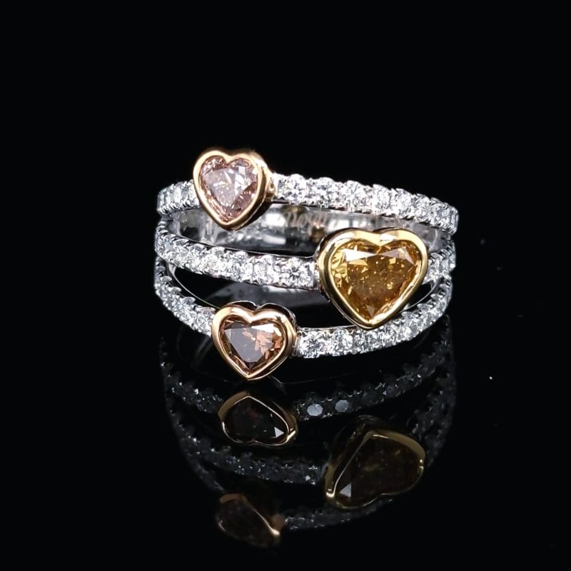 Heart Diamond Ring