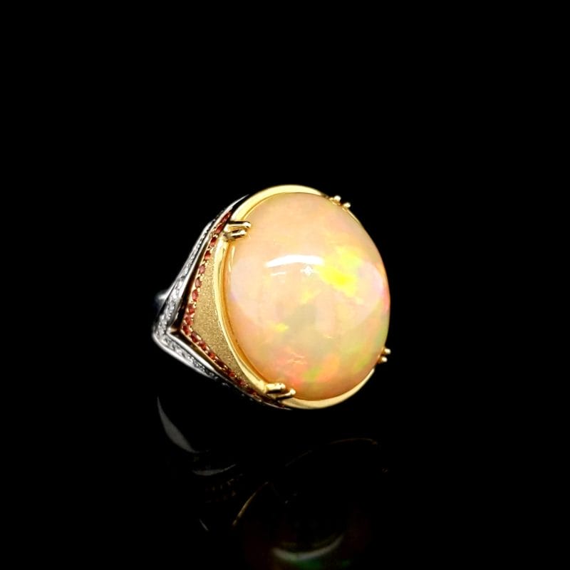 African Opal Ring